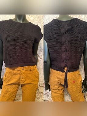 Calvin Klein Black Short Cardigan.